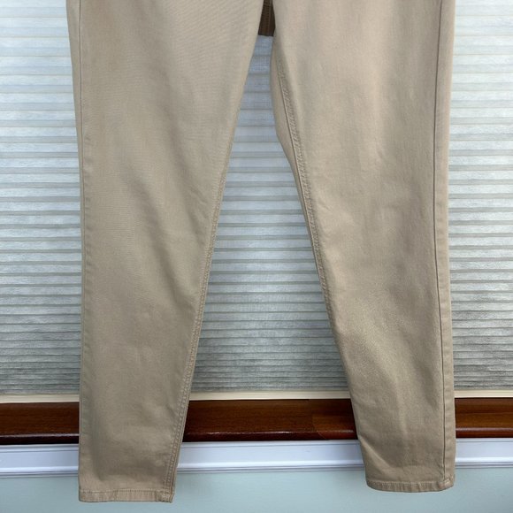 Jones New York Jeans Soho Ankle Tan Neutral Jeans Timeless Office Essential - Picture 4 of 11